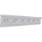 Ekena Millwork Chair Rail Moulding, Polyurethane, 94-1/2 in L, 6-1/4 in H, Factory Primed MLD06X02FE - alternate 3
